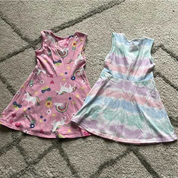 Girls summer bundle rompers limited too neon summer dress jumpsuit 4 - Picture 5 of 12